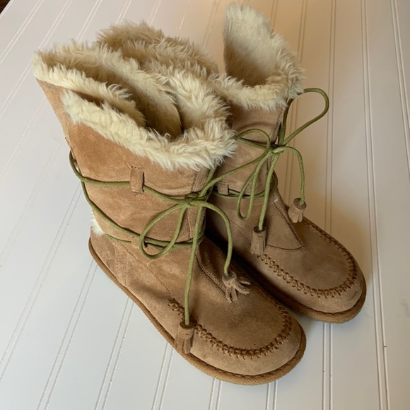 earth spirit suede boots